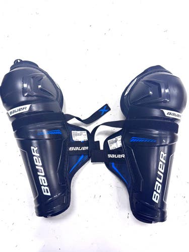 Used Bauer X Senior Shin Guards Black 13" 11860-S000313947