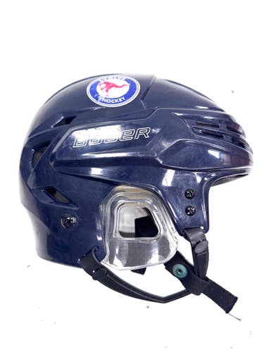 Used Bauer RE AKT Hockey Helmet Only Navy Blue One Size 11860-S000313938