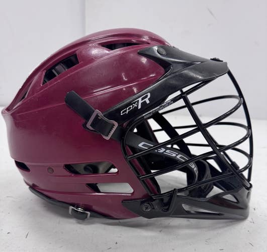 Used Cascade CPXR Lacrosse Helmet Maroon One Size 11860-C000313896