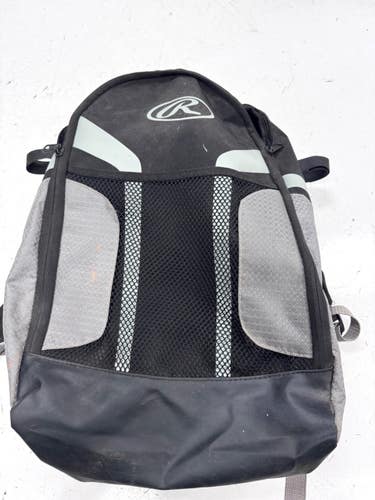 Used Rawlings BACKPACK BB/SB Player Backpack Black 11860-S000313882