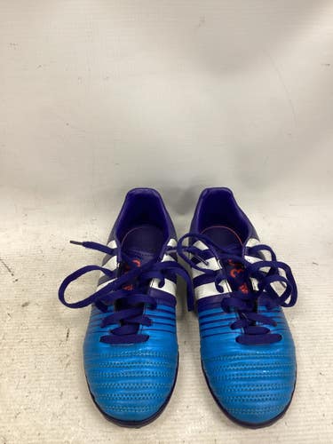 Used Adidas NITROCHARGE 3.0 Soccer Turf Shoes Navy Blue Junior 01.5 11851-S000050578