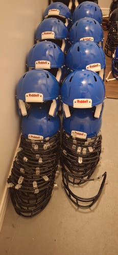 Blue Adult Large Riddell Speed Helmet (Used)
