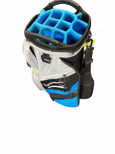 Used Taylormade 14 WAY CART BAG Mens Cart Bag Royal Blue 11613-S000188014
