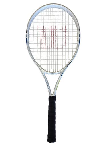 Used Wilson 110 Adult Tennis Racquet White Unknown 11450-S000527058