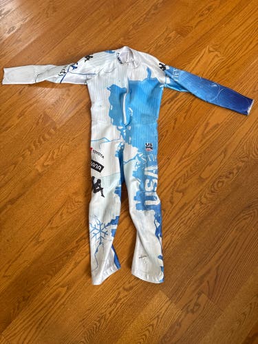 Men's Large WORLD CHAMPIONSHIP 2024 Ski Suit (Used) FIS Legal