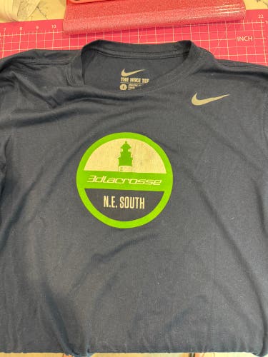3D New England South long sleeve lacrosse t-shirt