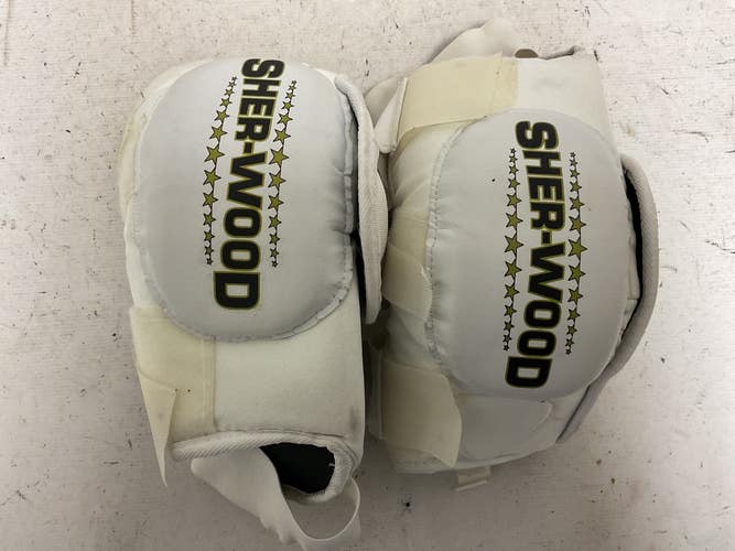 Used Sher-wood 5030 TRADITION Senior Elbow Pads White MD 11855-S000208395
