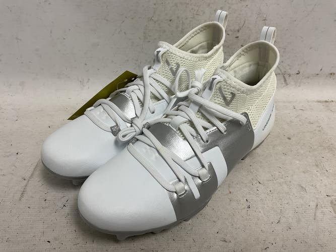 Used Under Armour C1N MC 3121199-102 Jr FB Cleats Grey Junior 05.5 11855-S000208382