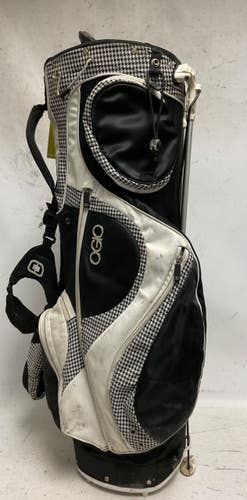 Used Ogio DIVA Womens Stand Bag Black And White 11855-S000208312
