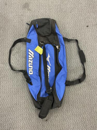 Used Mizuno DUFFEL BAG BB/SB Player Carry Bag Royal Blue 11855-S000208254