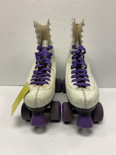 Used Chicago QUAD SKATES Senior Roller Quad Skates White Senior 10 11855-S000208244