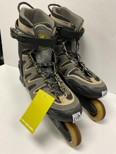 Used K2 CARBON Senior Rec Fitness Skates Black Senior 12 11855-S000208247