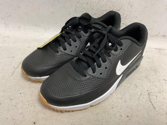 Used Nike Air Max 90G HV9305-001 Mens Golf Shoes Black And White Senior 9 11855-S000208507