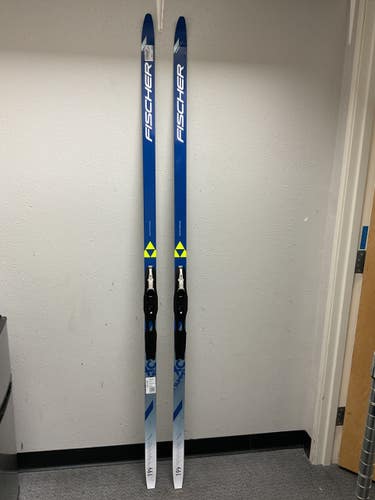 Used Fischer XC SUMMIT CROWN Mens XC Ski/Binding Royal Blue 199 cm 11855-S000208458