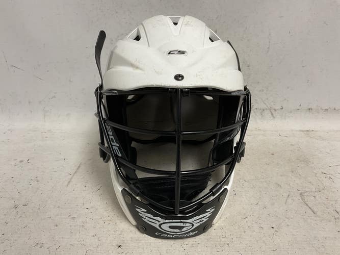 Used Cascade CS Lacrosse Helmet White One Size 11855-S000208433