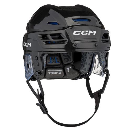 New Tacks 310 Wide Sr Black Lg Hockey Helmet 11855-CCM6902123