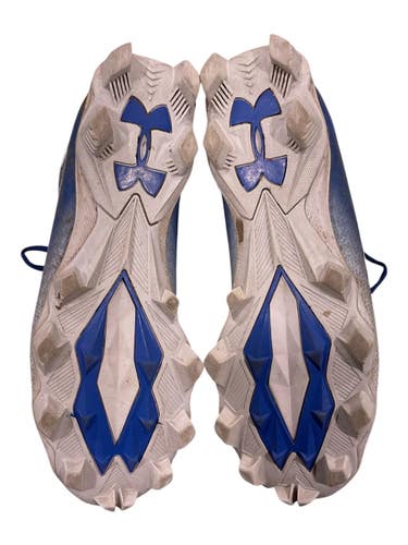 Used Under Armour Adult FB Cleats Royal Blue Senior 8 11847-S000037983