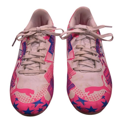 Used Puma Soccer Cleats Pink Junior 03.5 11847-S000037965