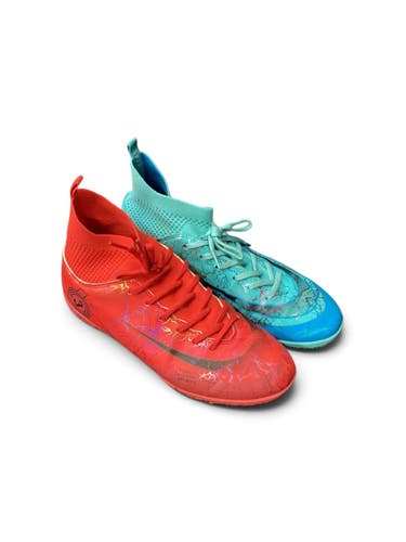 Used Nike Soccer Turf Shoes Royal Blue And Red Youth 06.5 11846-S000109239