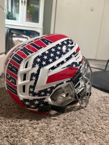 USBOXLA TEAM USA- Warrior Fatboy Alpha Pro Box Helmet (Used)