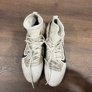 White Men's Size M 11.0 (W 12.0) Adult Nike Huarache 5 High Top (Used)