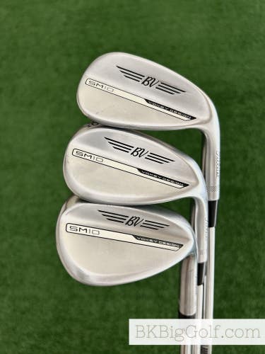 Titleist Vokey SM10 Chrome 3 Wedge Set (50, 56, & 60 Degrees)