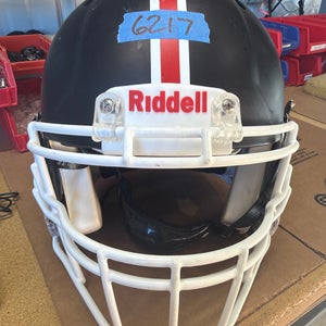 USED RIDDELL SPEED ICON ADULT HELMET - LARGE - FLAT BLACK