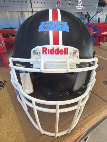 USED RIDDELL SPEED ICON ADULT HELMET - LARGE - FLAT BLACK