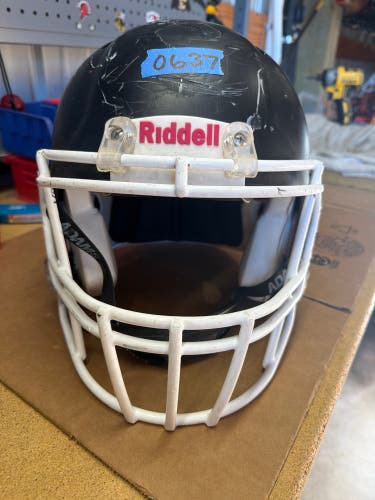 USED RIDDELL SPEED ADULT HELMET - LARGE - FLAT BLACK - REJECT