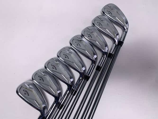 Callaway Elyte HL Iron Set 5-PW+AW+SW Project X Denali Blue 5.5 65g Regular RH