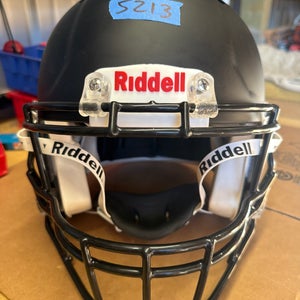 USED RIDDELL SPEED ADULT HELMET - LARGE - FLAT BLACK - REJECT