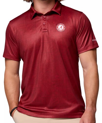 NWT men's XL Columbia PFG NCAA Alabama CLG Super terminal tackle polo FTBL