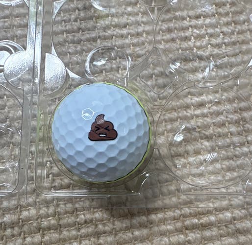 Callaway Chrome Soft Balls Single Ball (New) Custom Poop