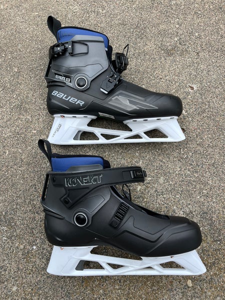 2024 Bauer Konekt 2 Hockey Goalie Skates Regular Width Pro Stock 10 (New)