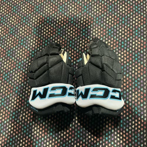 Utah Hockey Club Nick Schmaltz Game Worn CCM HGTK Gloves 14" Pro Stock (Used)