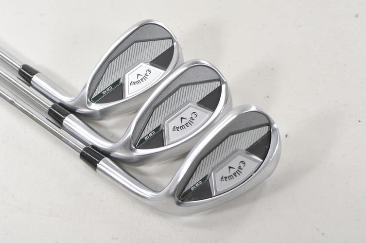 Callaway CB12 50*, 56*, 60* Wedge Set Right KBS Hi-Rev 3.0 115g Steel #224170
