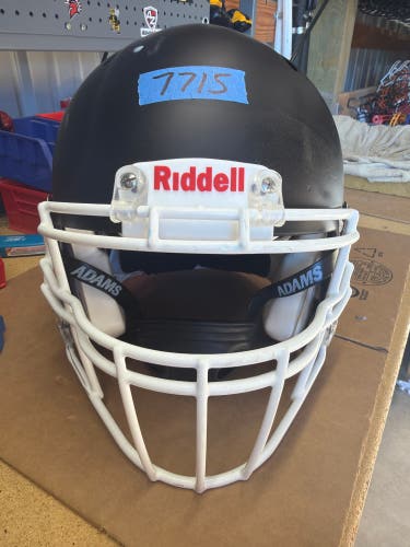 USED RIDDELL SPEED ICON ADULT HELMET - XL - FLAT BLACK