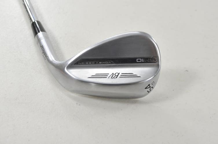Titleist Vokey SM10 Tour Chrome 54*-12D Wedge Stiff Flex Rifle 6.0 Steel #224186