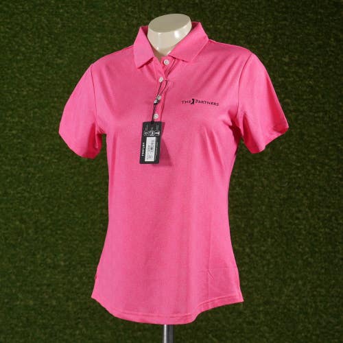 Womens Small FootJoy Golf Polo Pink Lemonade / White Speckle NWT ~ The Partners