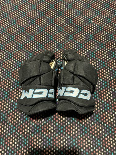 Utah Hockey Club CCM HGPJSPP Gloves 14" Pro Stock (Used)