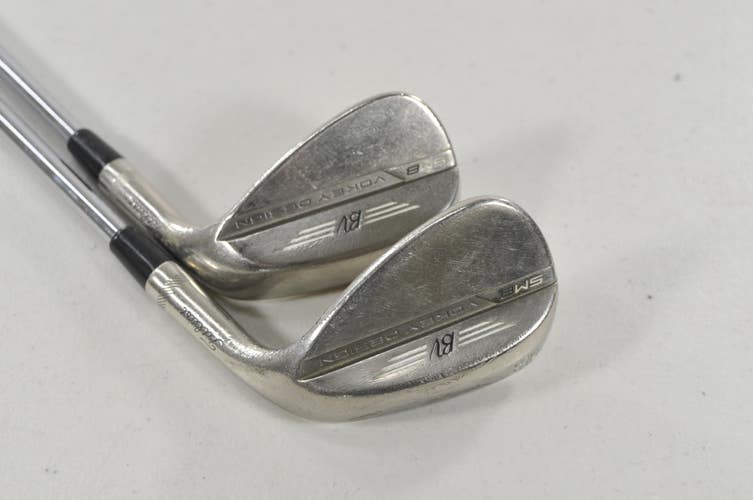 Titleist Vokey SM8 Brushed Steel 50*, 56* Wedge Set RH BV Wedge Flex #225071