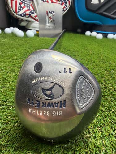 Callaway - BIG BERTHA - HAWK EYE VFT TITANIUM - DRIVER 11* - Regular Flex - RH