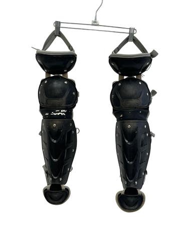 Used All Star FUTURE STAR SERIES Catchers Leg Guards Black Junior 11692-S000155399