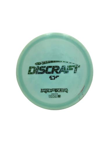 Used Discraft ESP RAPTOR Disc Golf Driver Turquoise 174g 11692-S000155428