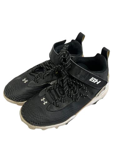Used Under Armour BH BB/SB Cleats Black Junior 01.5 11692-S000155557