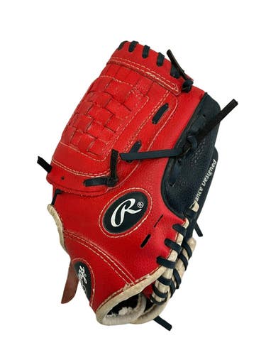 Used Rawlings PLAYERS SERIES BB/SB Glove T-ball Red 9" 11692-S000155571
