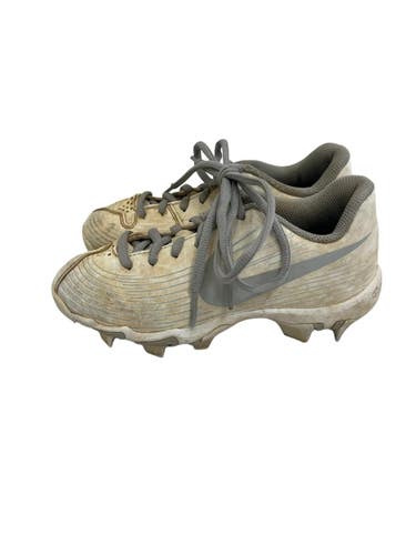 Used Nike HYPERDIAMOND 4 KEYSTONE BB/SB Cleats White Youth 13.0 11692-S000155699