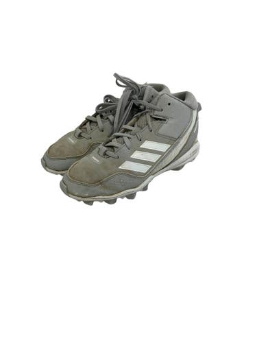 Used Adidas ICON MID BB/SB Cleats Grey Junior 03.5 11692-S000155715