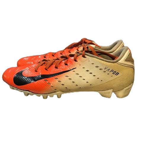 Used Nike AQ3034-105 Adult FB Cleats Orange Senior 13 11730-S000073380