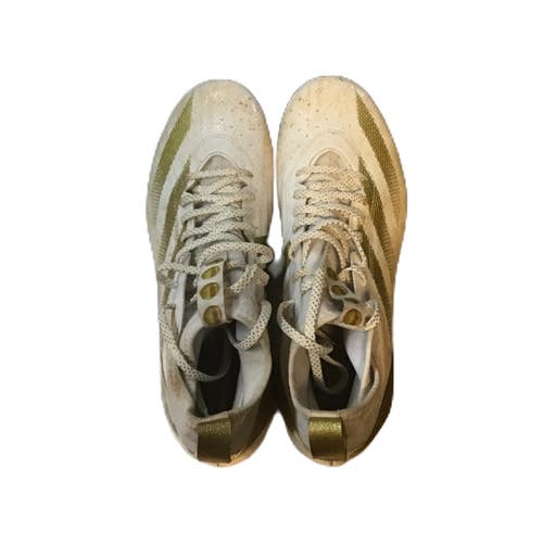 Used Adidas IF2454 Adult Football Cleats White Senior 10 11730-S000073395
